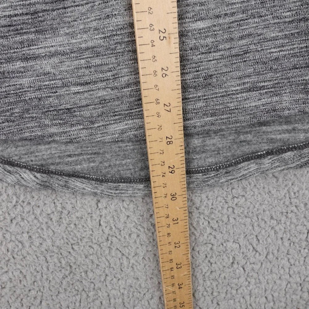 L.L.Bean Pullover Womens M Tall Gray Marled Mixed Knit Funnel Neck NWT Cozy Tops - Picture 4 of 7